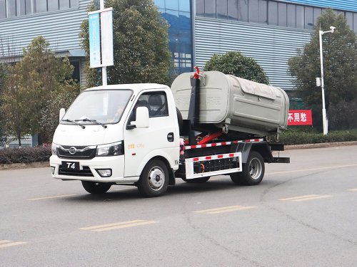 CL5042ZXXB新能源比亞迪T4純電動(dòng)勾臂垃圾車