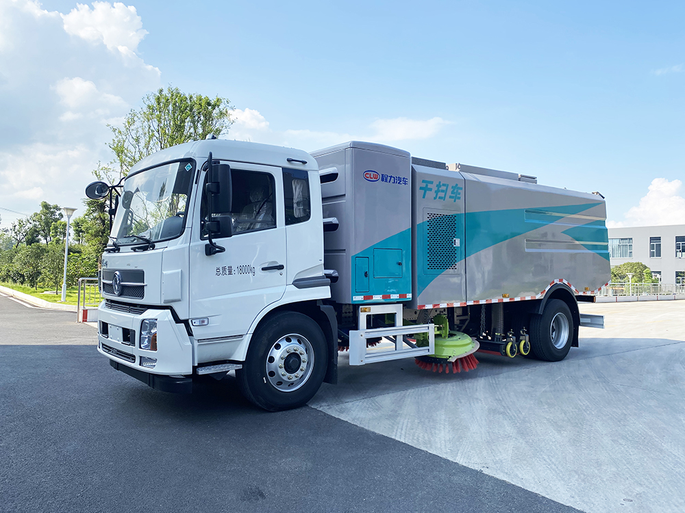CL5180TXCB新能源東風(fēng)天錦純電動(dòng)干掃吸塵車(chē)