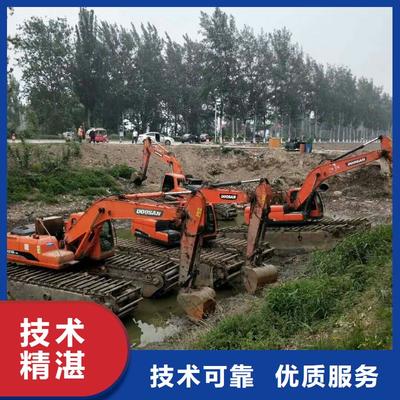 水陸兩用挖機租賃公司